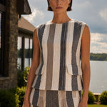 Textured Sleeveless Top - Azura