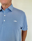 Outrigger Polo Imperial Blue/White