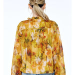 Golden Multi Button Blouse, Styled - Ciebon
