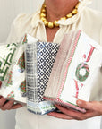 Green Bamboo Trellis Paper Guest Towels