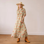 Wavy Stripe Oasis Dress, Detail - Sunshine Tienda