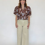 Pipa Bubble Sleeve Top Rustic by Sugarlips, view 3