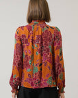 Marven Floral Button Up Top
