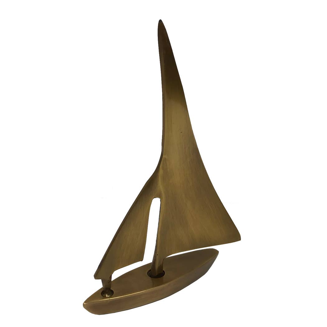 Antiqued Brass Sailboat