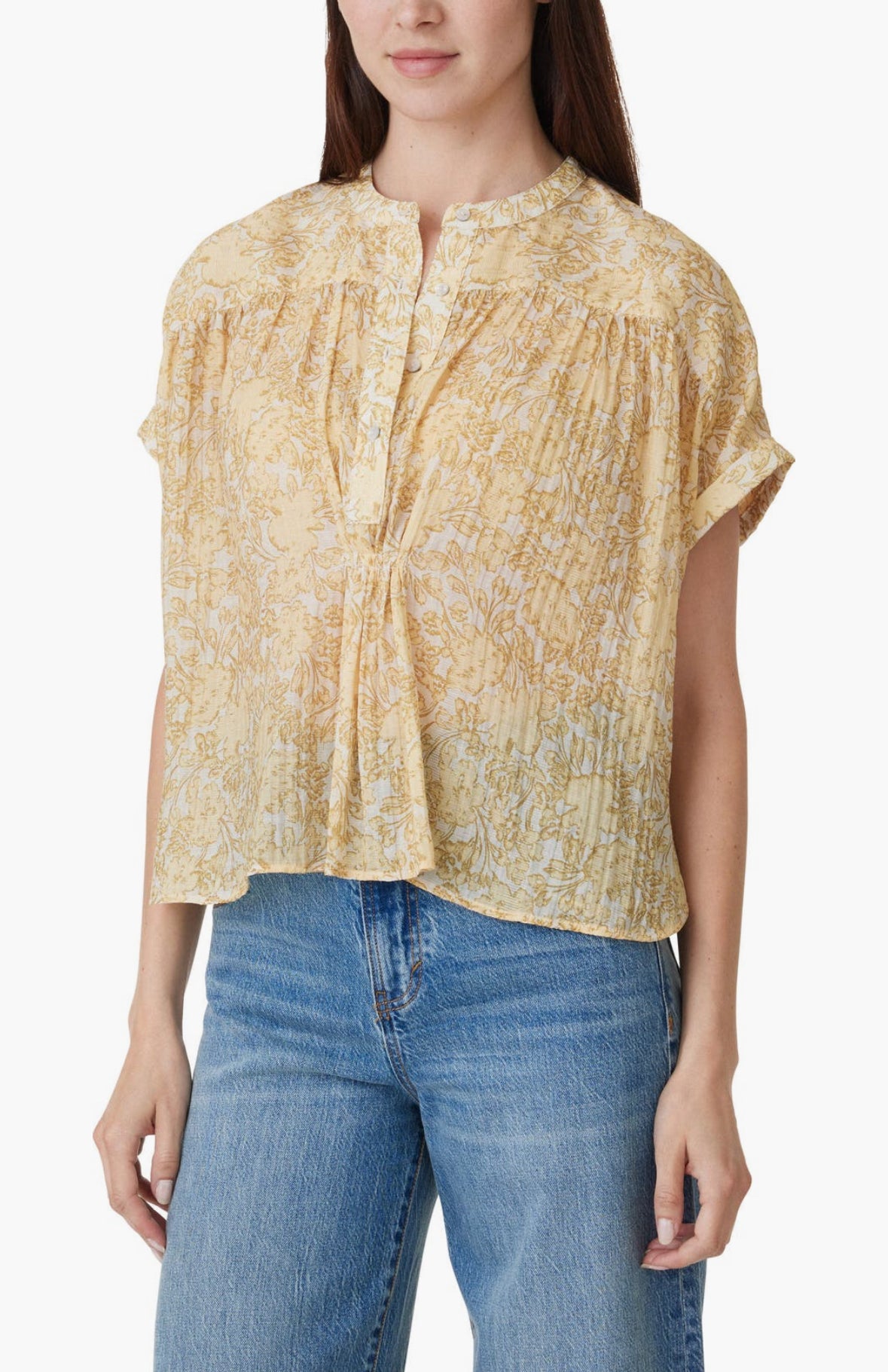 Half Placket Blouse