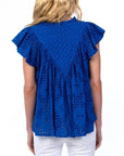 Olene Blouse Lake Blue