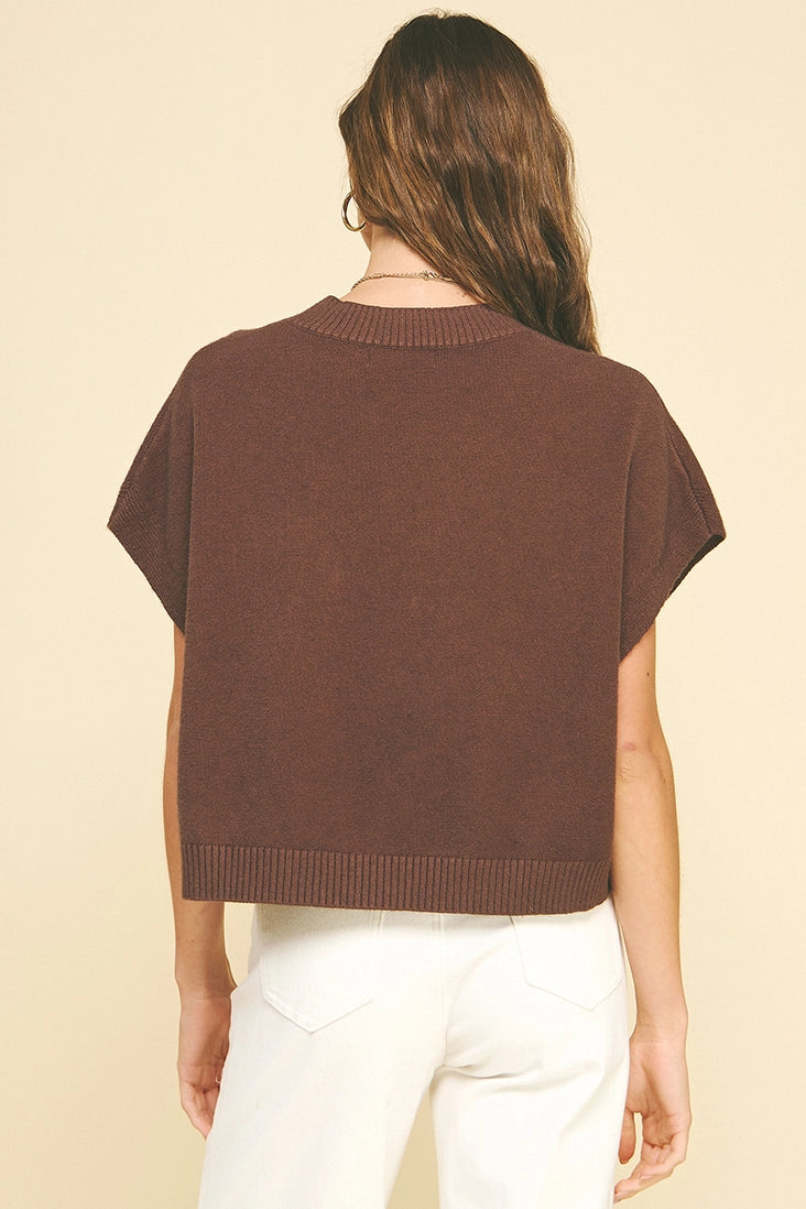 Solid Sweater Vest
