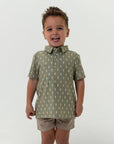 Youth Performance Polo - Sage Lightning
