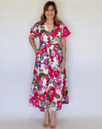Short Sleeve Floral Dress