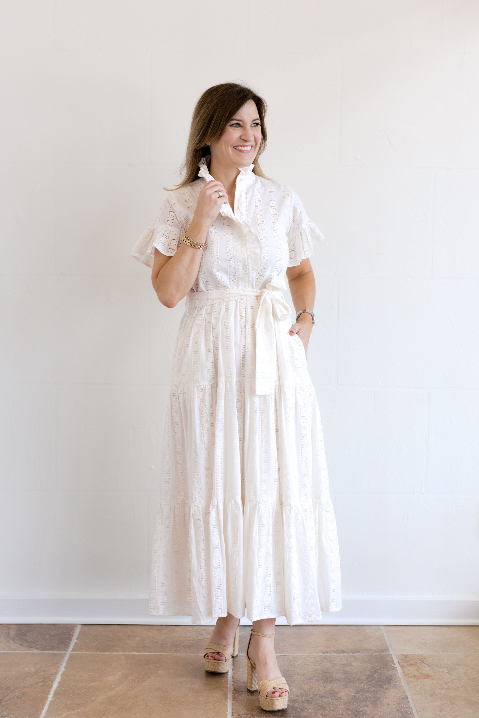 Victoria White Eyelet