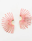 Light Pink Raffia Fan 
