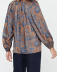 Tiger Floral Blouse