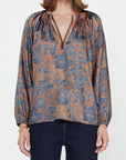 Tiger Floral Blouse