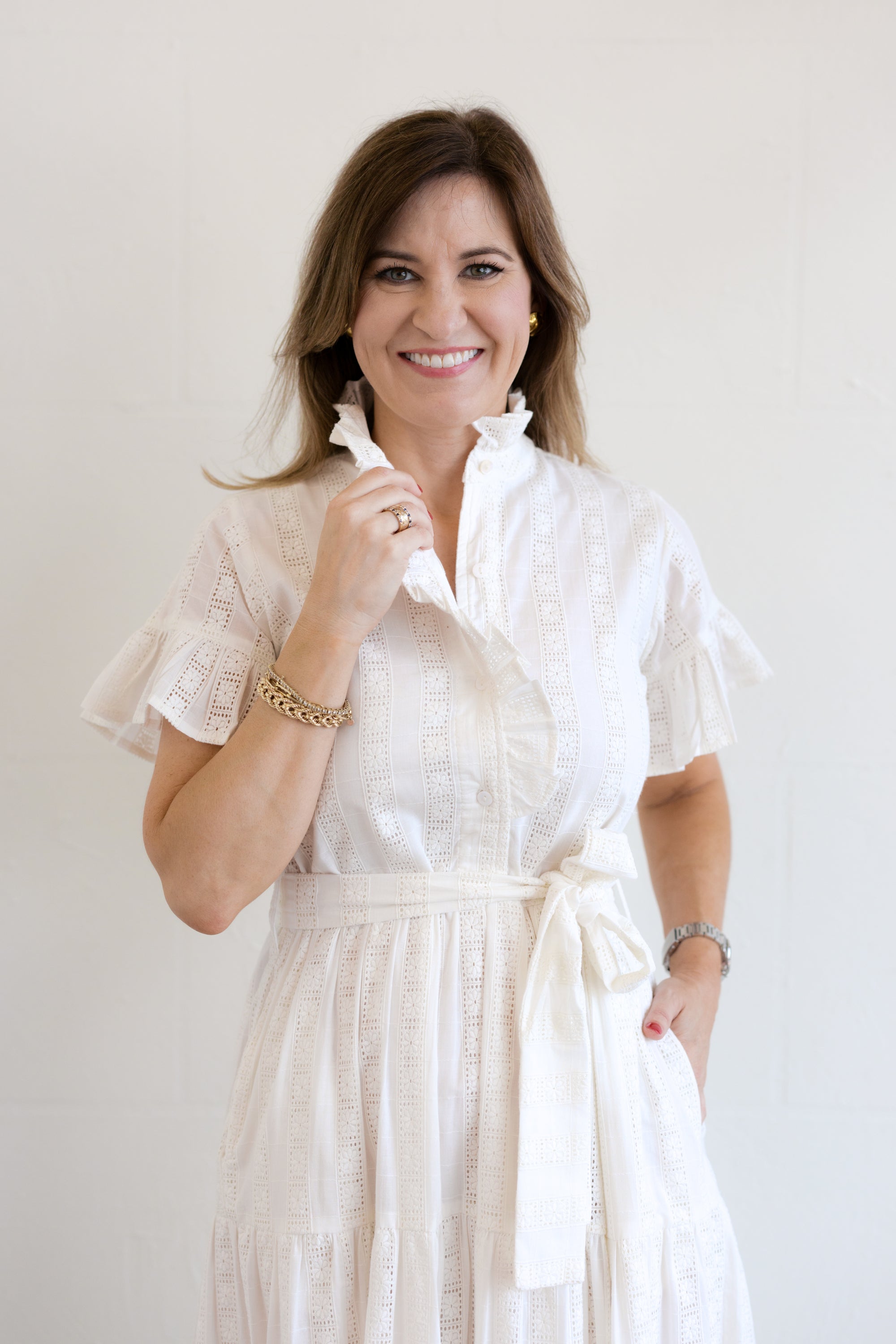 Victoria White Eyelet