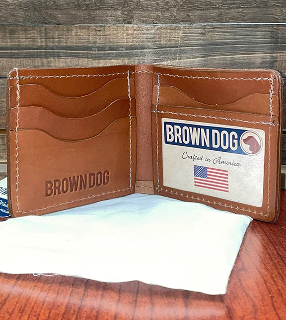 Bi-Fold Wallet Amber Leather