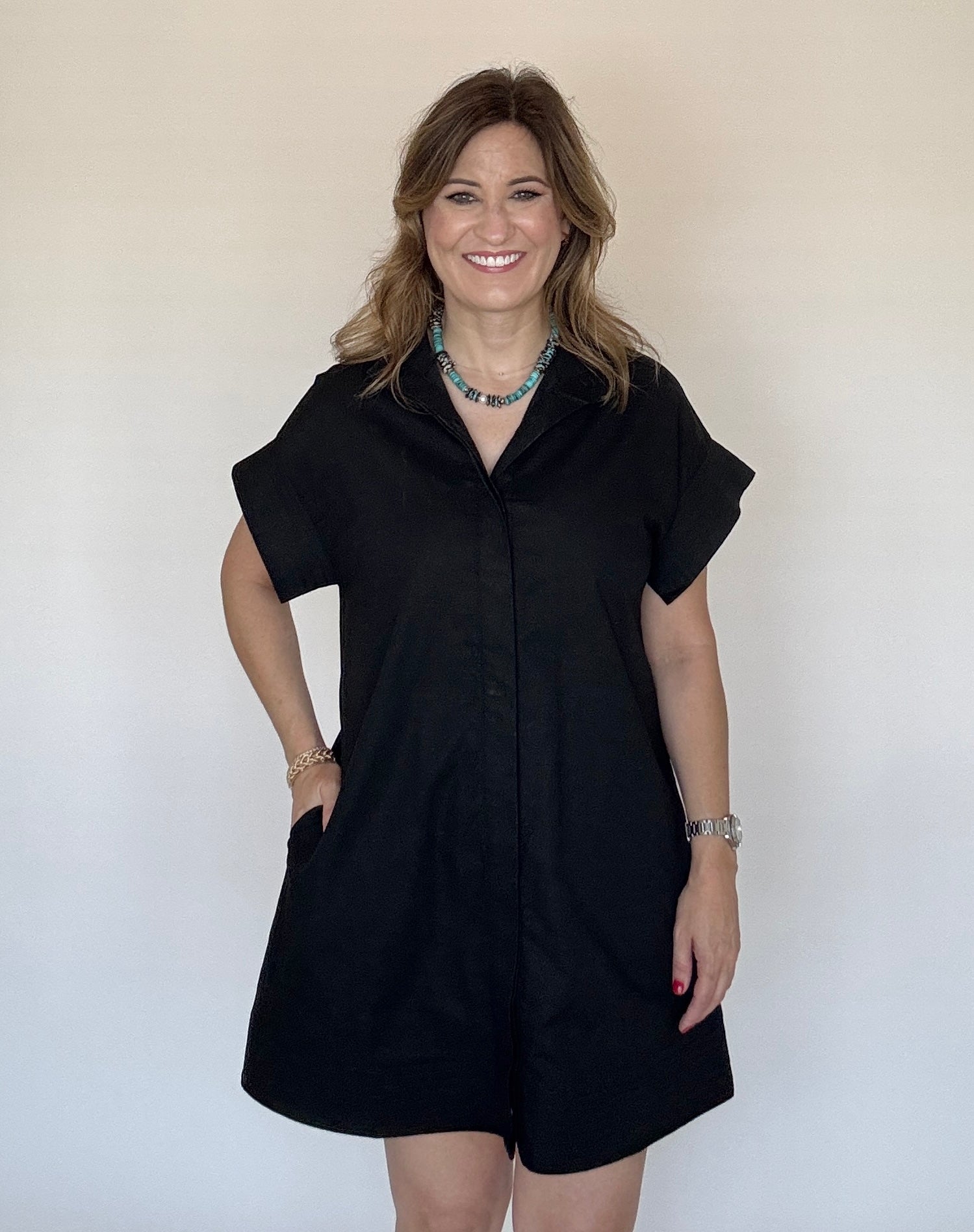 Tucker Dress Black