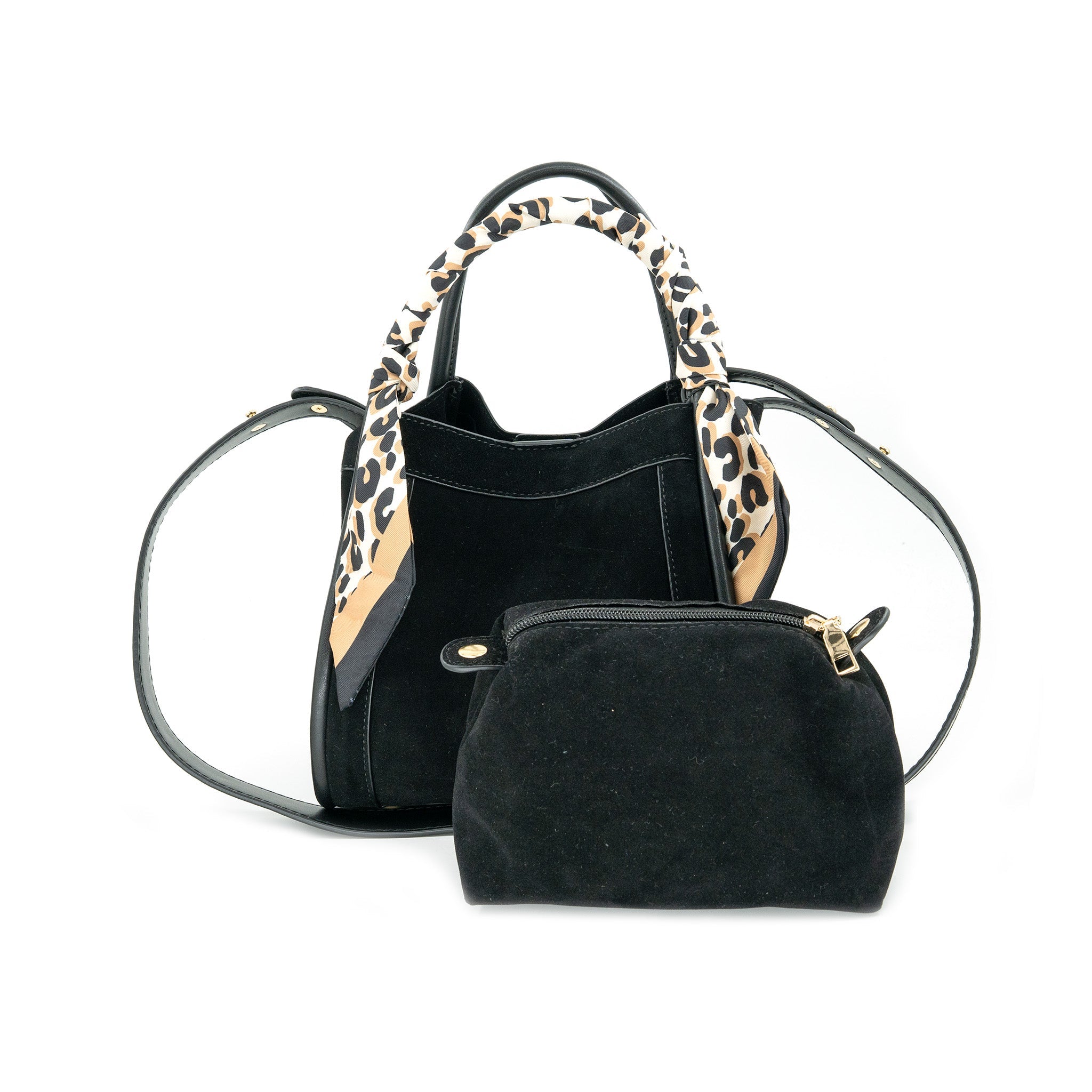Gianna Bag, Interior Detail (Black Lining) - BC Bags