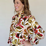 Gigi Blouse, Fall Palette, Side View - LaRoque