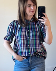 Marnie Blouse Ivy Plaid