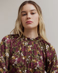 Floral Satin Blouse