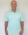 Outrigger Polo Imperial Aqua Stripe