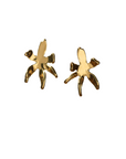 Gold Lily Stud Earrings