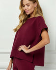 Short Sleeve Sweater Top