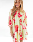 Jade Puff Sleeve Dress