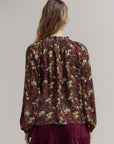 Floral Satin Blouse