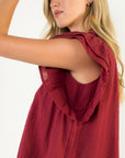 Flutter Sleeve Blouse