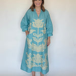 Puff Sleeve Floral Print Dress, Detail - THML