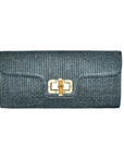 Bamboo Buckle Clutch