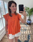 Becca Blouse Orange