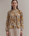 Floral Satin Blouse