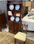 Regency Period Scrolled Back Bookcase