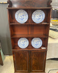 Regency Period Scrolled Back Bookcase
