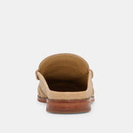 Betzy Mule Latte Embossed Suede - Dolce Vita