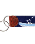 Deep Sea  Boat Embroidered Key Fob - Chatsworth Boutique