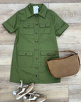 Olive SS Collared Dress