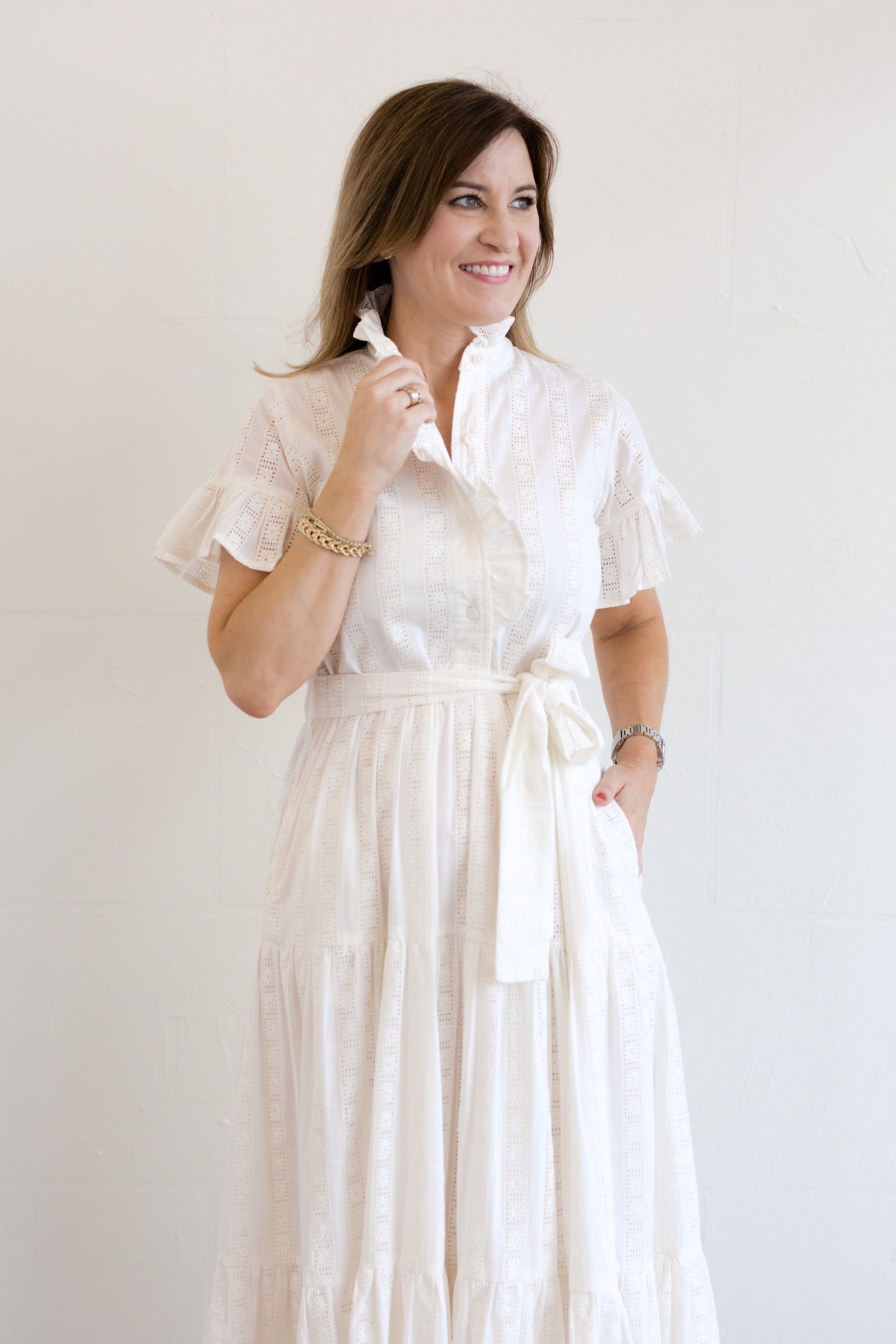 Victoria White Eyelet