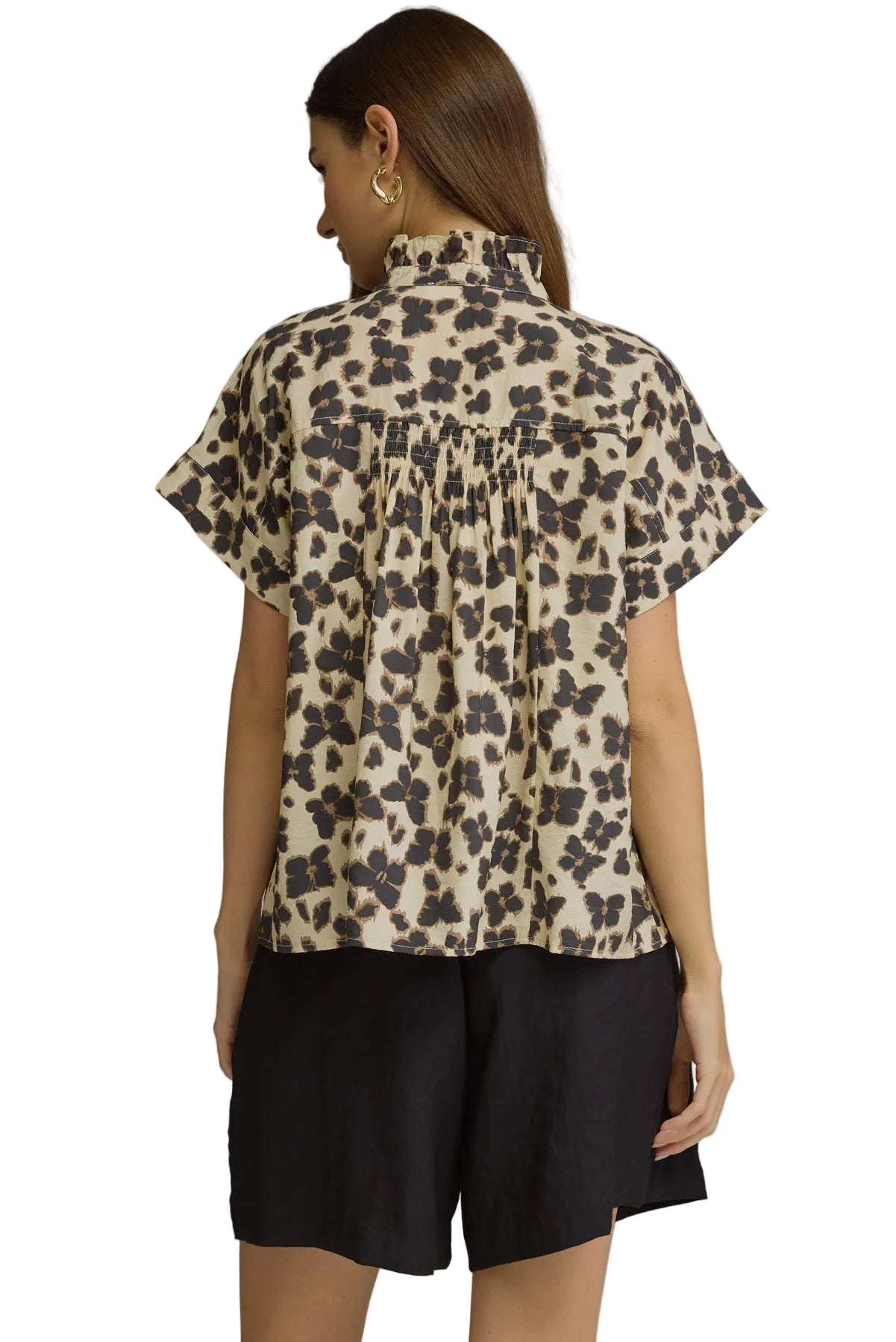 Cheetah Print Blouse - Chatsworth Boutique