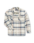 Plaid Flannel Shirt Khaki