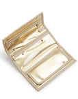 Luxe Jewelry Wallet Woven Bisque