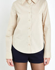 Accent Collar Poplin Dress Shirt