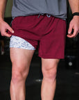 Athletic Short Maroon