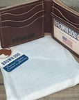 Credit Card Wallet - Amber Leather