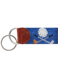 Golf Clubs Embroidered Key Fob - Chatsworth Boutique