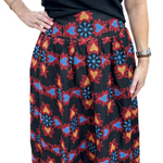 embroidered maxi festive resort skirt