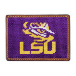 LSU Embroidered Card Wallet - Chatsworth Boutique