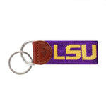 LSU Embroidered Key Fob - Chatsworth Boutique